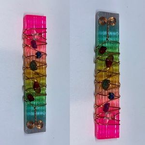 Selenite Chakra wand/ Stick